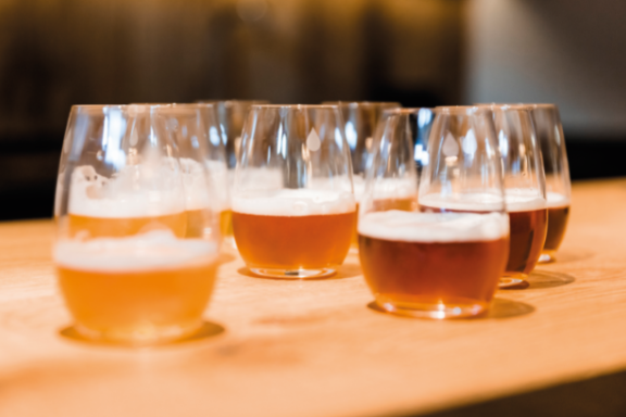 Omes Genusswelt, Bierverkostung Probiergläser